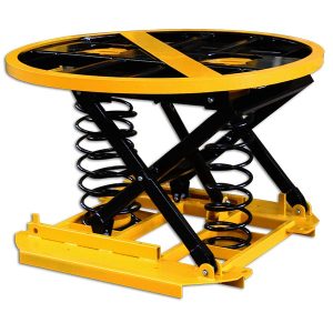 MESA ELEVADORA Y GIRATORIA PARA PALLET